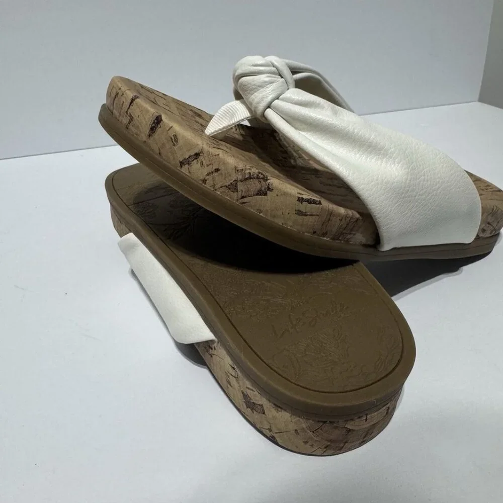 Lifestride Womens Happy Sandals Size 6 Wide